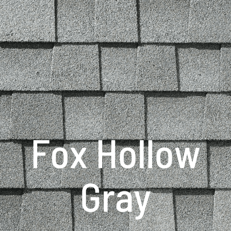 fox hollow gray GAF timberline HDZ architectural shingle
