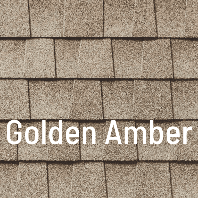 golden amber GAF timberline HDZ architectural shingle